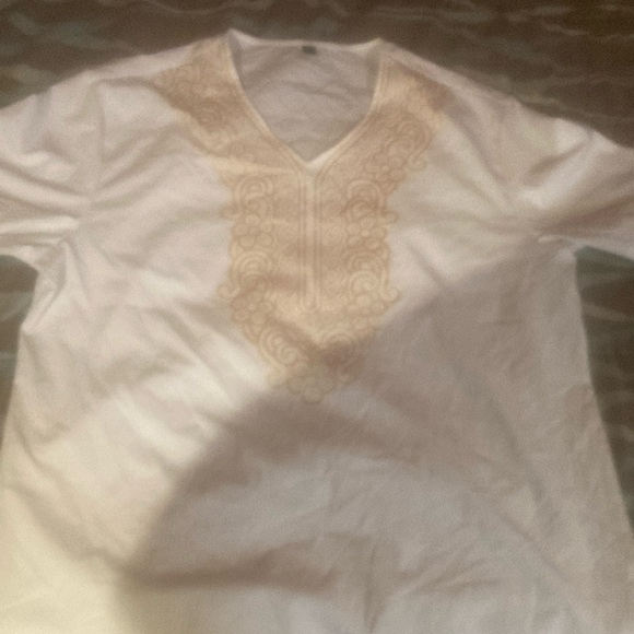 White Africa dashiki men - Picture 1 of 2